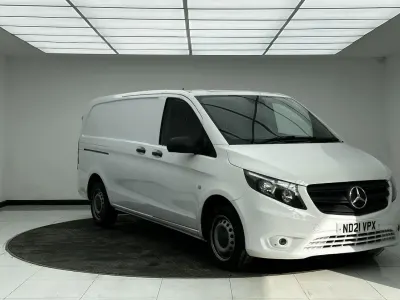Used Mercedes Vito Progressive 136 HP (100 kW) 2021 White Van