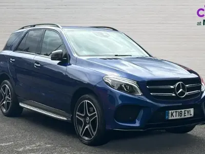 Käytetty Mercedes GLE350 AMG 258 HP (189 kW) 2018 Sininen Katumaasturi