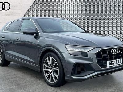 Grey Used 2021 Audi Q8 S-Line SUV | £36,996 (Fair price)