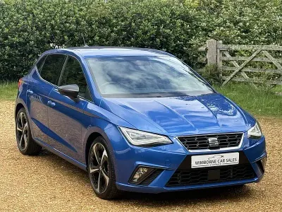 Used Seat Ibiza FR Sport 113 HP (83 kW) 2024 Blue Hatchback