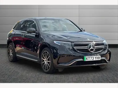 Used Mercedes EQC400 AMG line 300 kW (408 HP) 2023 Black SUV