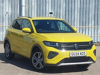 Used VW T-Cross R-line 115 HP (84 kW) 2024 Yellow SUV