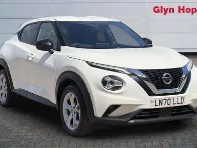 Used Nissan Juke N-Connecta 117 HP (86 kW) 2020 White SUV