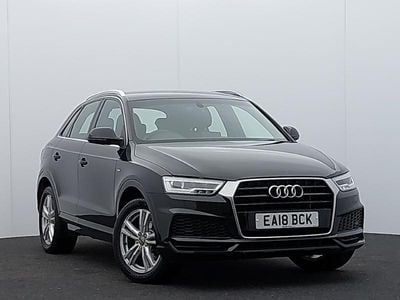 Used Audi Q3 S-Line 150 HP (110 kW) 2018 Black SUV