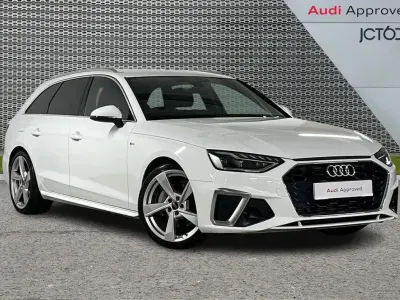 Used Audi A4 S-Line 200 HP (147 kW) 2024 White Estate