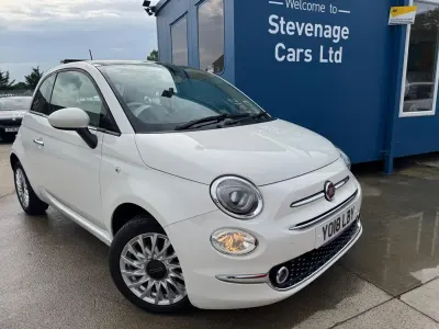 Gebraucht Fiat 500 Lounge 69 PS (50 kW) 2018 Weiß Kleinwagen