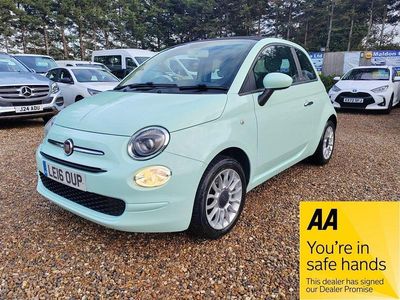 Green Used 2016 Fiat 500C Pop Star Cabriolet | £7,990 (Fair price)