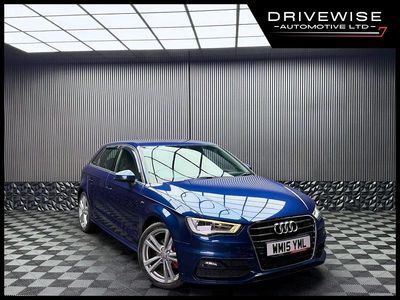 Used Audi A3 S-Line 2015 Blue Hatchback