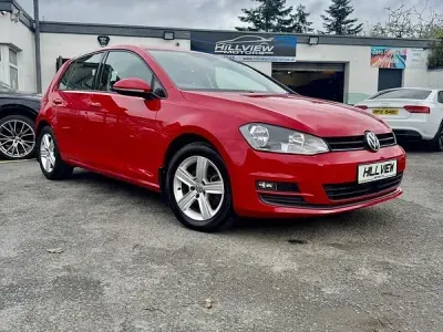 Used VW Golf VII Edition 110 HP (80 kW) 2016 Red Hatchback