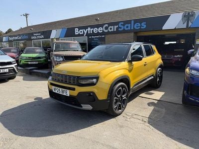 Used Jeep Avenger Summit 100 HP (73 kW) 2025 Yellow SUV