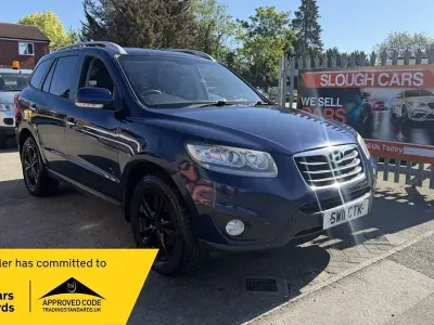 Begagnad Hyundai Santa Fe Premium 197 HK (144 kW) 2011 Blå SUV