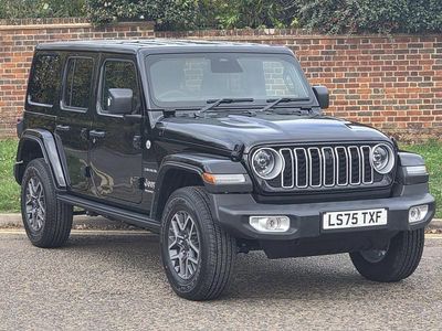 Black New 2025 Jeep Wrangler Sahara SUV | £56,549
