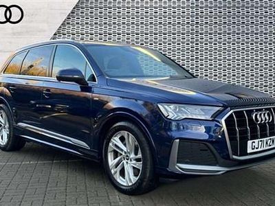 Blue Used 2021 Audi Q7 S-Line SUV | £39,942 (Fair price)