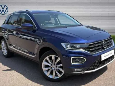 Used VW T-Roc SEL 150 HP (110 kW) 2020 Blue SUV