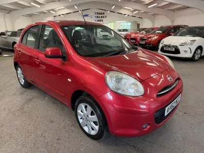 Second-hand Nissan Micra Acenta 2012 Roșu Hatchback