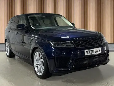 Used Land Rover Range Rover Sport Dynamic 404 HP (297 kW) 2020 Portofino blue SUV