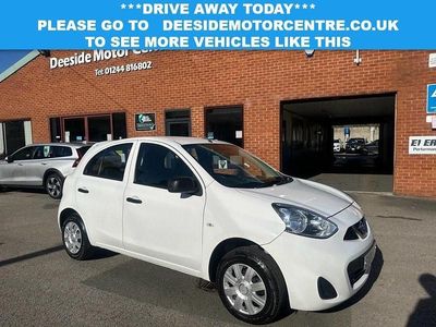 Begagnad Nissan Micra Visia 80 HK (58 kW) 2015 Vit Halvkombi