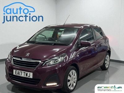 Purple Used 2017 Peugeot 108 Active Hatchback | £4,895 (Fair price)