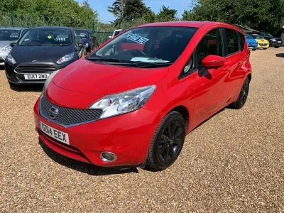 Used Nissan Note Acenta Premium 98 HP (72 kW) 2014 Red Hatchback