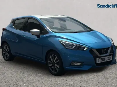 Used Nissan Micra Acenta 100 HP (73 kW) 2019 Blue Hatchback