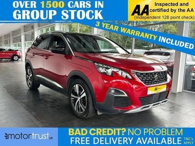 Used Peugeot 3008 GT-line 130 HP (95 kW) 2020 Red SUV