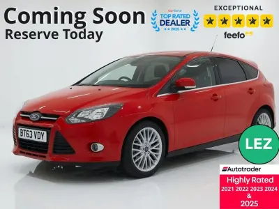 Used Ford Focus Zetec 115 HP (84 kW) 2013 Red Hatchback