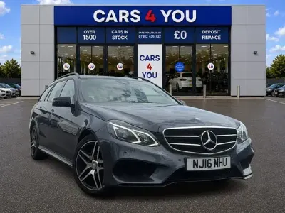 Used Mercedes E220 AMG 177 HP (130 kW) 2016 Grey Estate
