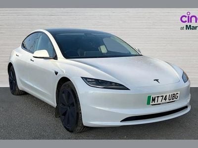 Used Tesla Model 3 Long Range RWD 231 kW (315 HP) 2024 White Sedan