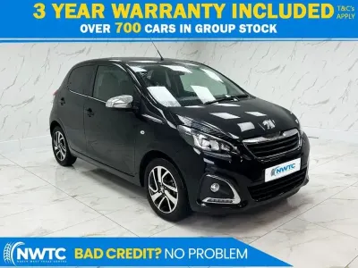 Używany Peugeot 108 Collection 72 KM (52 kW) 2020 Czarny Hatchback