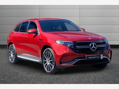 Used Mercedes EQC400 AMG line 300 kW (408 HP) 2023 Red SUV