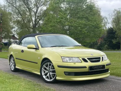 Używany Saab 9-3 Cabriolet Aero 210 KM (154 kW) 2005 Żółty Kabriolet