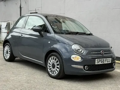 Used Fiat 500 Lounge 69 HP (50 kW) 2018 Grey Hatchback