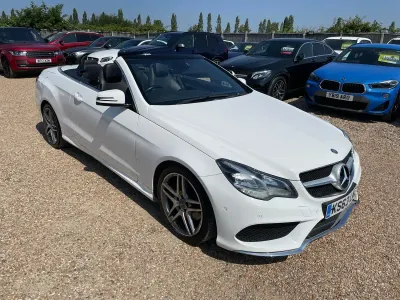 Used Mercedes E350 AMG 2014 White Cabriolet