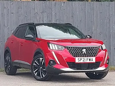 Used Peugeot 2008 GT-line 129 HP (94 kW) 2021 Red SUV