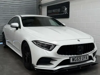 Käytetty Mercedes CLS350 AMG line 2019 Valkoinen Coupe - kaksiovinen