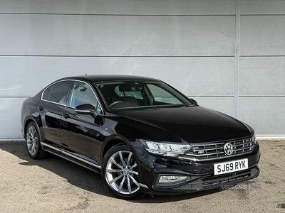 Used VW Passat R-line 150 HP (110 kW) 2019 Black Sedan