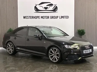 Used Audi A4 Black Edition 150 HP (110 kW) 2018 Black Sedan