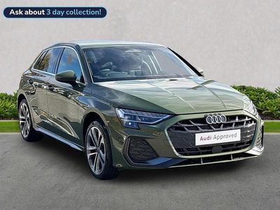 Used Audi A3 S-Line 147 HP (108 kW) 2025 Green Hatchback