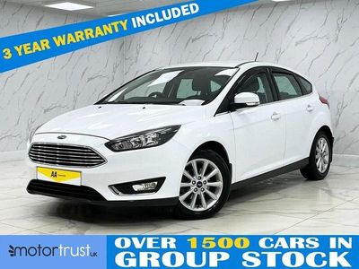 White Used 2018 Ford Focus Titanium Hatchback | £12,000 (Fair price)