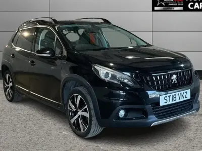Used Peugeot 2008 GT-line 82 HP (60 kW) 2018 Black SUV