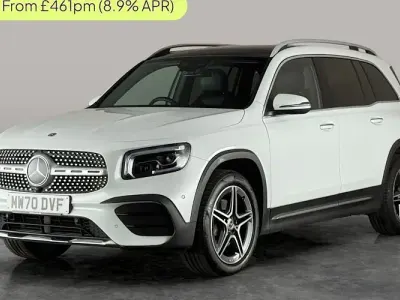 Used Mercedes GLB200 AMG Line Premium Plus 163 HP (119 kW) 2021 White SUV
