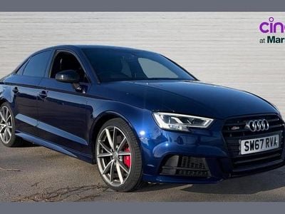Used Audi S3 Black Edition 306 HP (225 kW) 2017 Blue Sedan