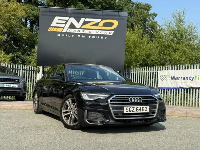 Used Audi A6 S-Line 204 HP (150 kW) 2019 Black Sedan