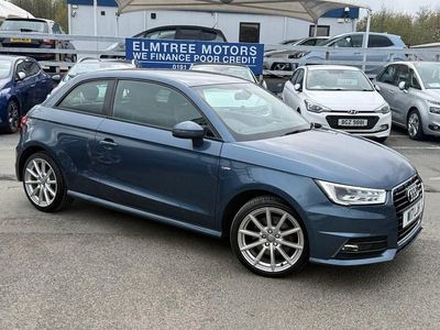 Used Audi A1 S-Line 2017 Blue Hatchback