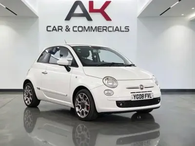 Used Fiat 500 Sport 100 HP (73 kW) 2008 White Hatchback