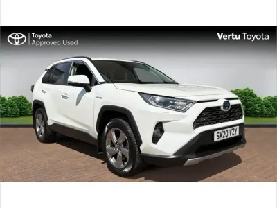Used Toyota RAV4 Hybrid 218 HP (160 kW) 2020 White SUV