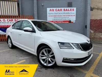 Begagnad Skoda Octavia SE L 115 HK (84 kW) 2017 Vit Halvkombi