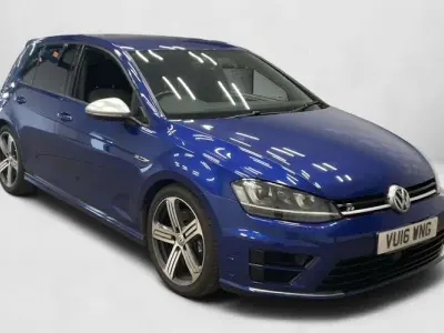 Used VW Golf VII R 300 HP (220 kW) 2016 Blue Hatchback