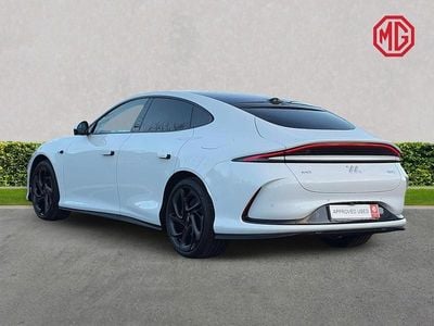 New MG IM5 Performance 545 kW (741 HP) 2025 White Hatchback