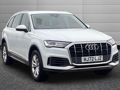 White Used 2022 Audi Q7 Sport SUV | £35,595 (Fair price)
